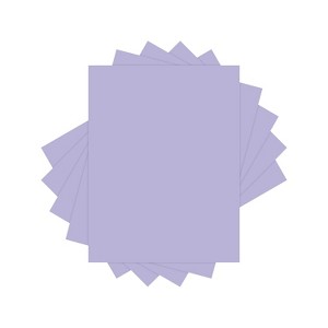 Lettermark Colors 30% Recycled Colored Paper 20 lbs. 8.5" x 11" Orchid 500 Sheets/Ream (94311) - 1 of 2
