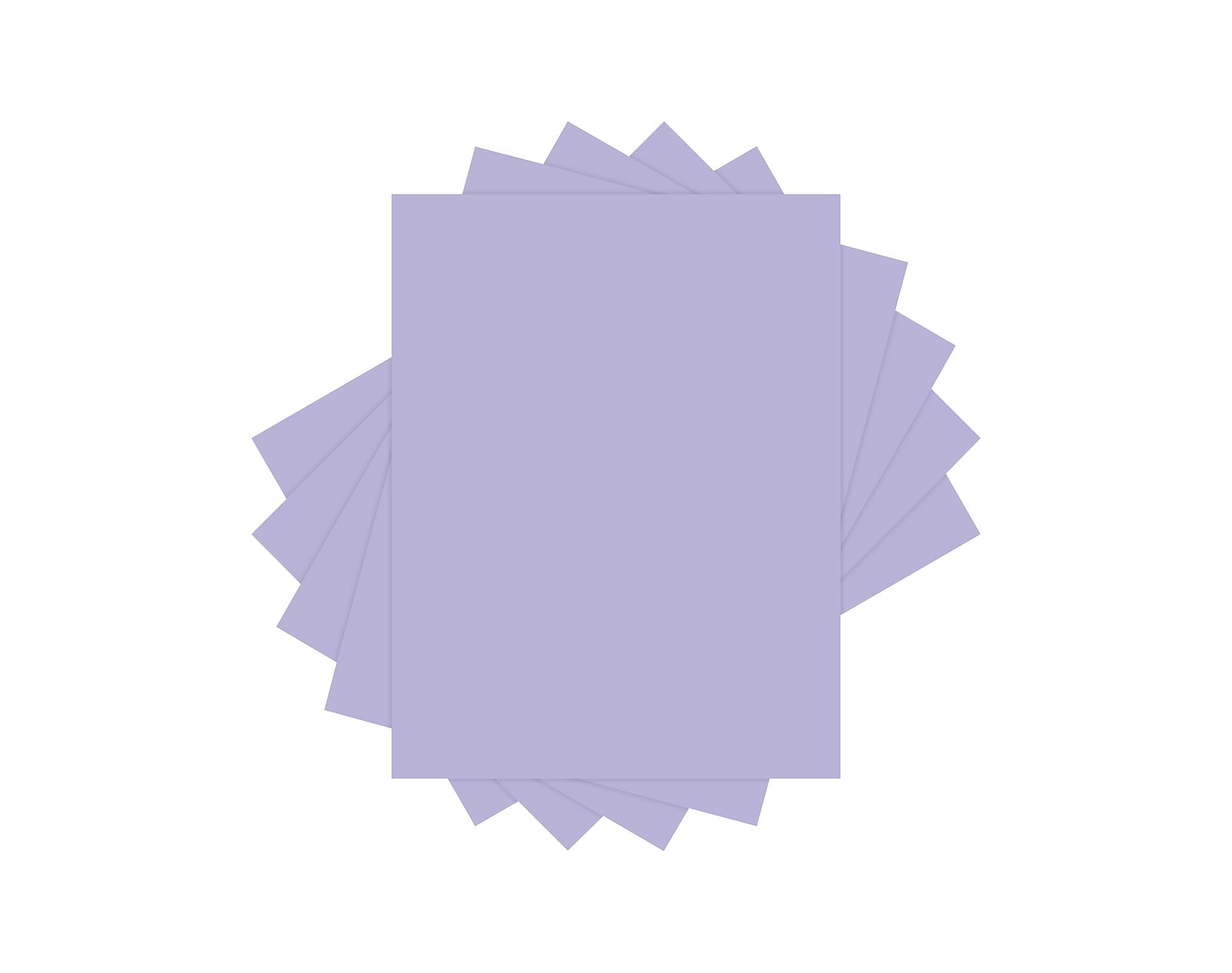 Lettermark Colors 30% Recycled Colored Paper 20 lbs. 8.5" x 11" Orchid 500 Sheets/Ream (94311)