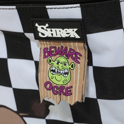 Shrek & Donkey Swamp & Checkered Backgrounds 16" Backpack — фото 5