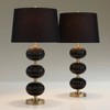 Possini Euro Design Possini Euro Grace 30" High Black Glass Table Lamp Set of 2 - 2 of 4