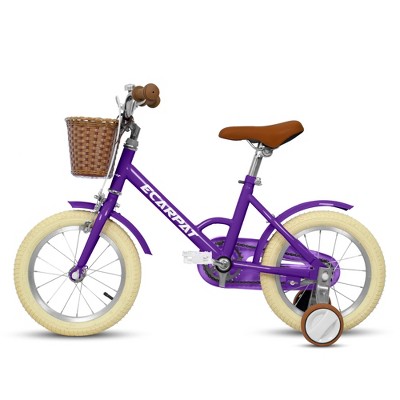 Vynxaria Kids'Bike Girls Bike 12 Inch Wheels,1-Speed Child Bicycles For 2-3 Years,With Removable Training Wheels Baby Toys