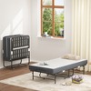 KWPZQEB Folding Bed with Mattress for Adults, Twin Size, Portable Foldable Bed with Luxurious Memory Foam Mattress & Metal Frame, Fold Up & Hideaway - 2 of 4