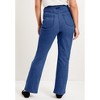 June + Vie by Roaman's Women's Plus Size June Fit Bootcut Jeans - image 3 of 4