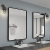 Wall-Mounted Mirror Rectangle Bathroom Vanity Mirrors Framed Mirrors Aluminum Framed Bathroom Mirror - 4 of 4