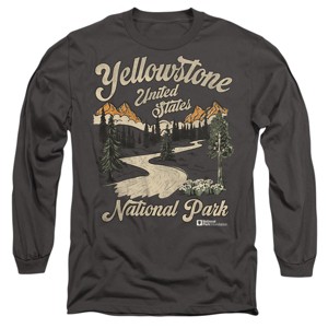 Men’s National Park Foundation  Yellowstone National Park Vintage Long Sleeve T-Shirt - 1 of 4