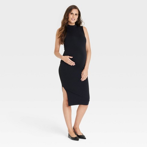 Seamless Midi Maternity Dress Isabel Maternity By Ingrid Isabel Black Xl Target