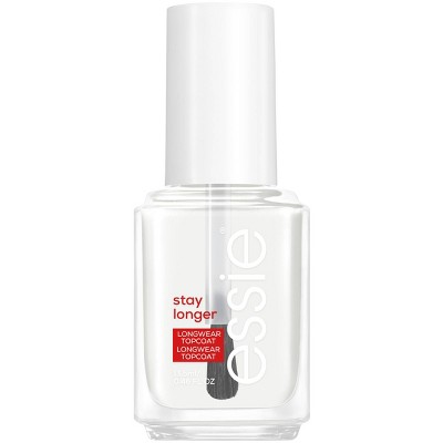 essie nail care, salon-quality longwear top coat, 8-free vegan, Stay Longer, 0.46 fl oz_1