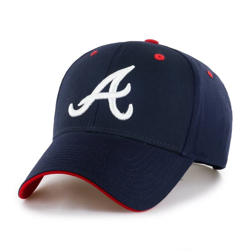 MLB Atlanta Braves Boys&#39; Moneymaker Snap Hat, 1 of 3
