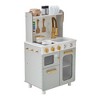 Teamson Kids Little Chef Memphis Play Kitchen with 16 Accessories, Gray/Gold - 2 of 4
