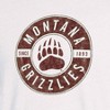 NCAA Montana Grizzlies Men's White Biblend T-Shirt - 3 of 3