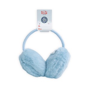 Faux Fur Earmuffs Blue - Bullseye's Playground™ - 1 of 3