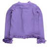 RuffleButts Toddler Girls UPF50+ Active Full Zip Ruffle Jacket - 2 of 2