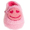 Kensie Toddler Girl's Fuzzy Faux Shearling Slippers, Kid's Cute Stuff with Cute Patch - Toddler Girl's Slipper Shoes - 4 of 4