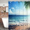 Paaaawaters Palms Ocean Tropical Island Beach Decor Maldives High Resolution Photography Home Postcard Decor Bathroom - 3 of 4