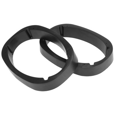 Unique Bargains Plastic Car Speaker Spacers Extender Ring 7 Dia Black 2  Pcs : Target