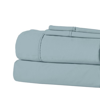 Ocean Blue Queen Deep Pocket Microfiber Sheet Set