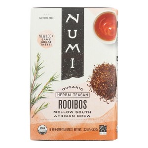 Numi Organic Rooibos Tea - Case of 6/18 Bags - 1 of 2