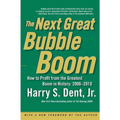 The Next Great Bubble Boom - by  Harry S Dent (Paperback)