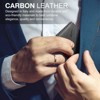 Generic Slim Wallet Rfid Blocking Leather Bifold Front Pocket Carbon Fiber Credit Card Holder - 2 of 4