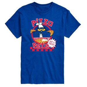 Men's - Pete the Cat - Papa Petes Pizza Short Sleeve Graphic T-Shirt - 1 of 4