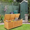 Karl Home 41 Gal Yellow Wood Storage Deck Box - 2 of 4