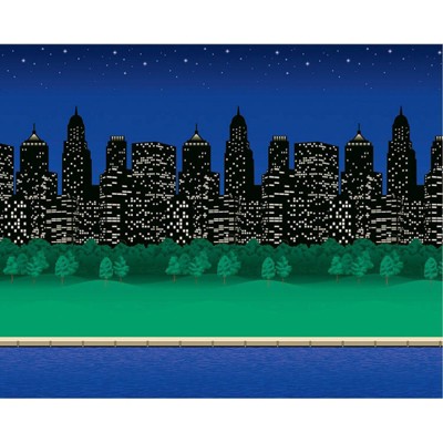 4pk 4'x12' Fadeless Bulletin Board Art Paper City Lights - Pacon