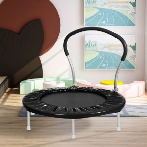 Acoinel Mini Trampoline with Handle and Foam Padded for Kids - 1 of 4