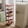 HDZNVF 6 Tier Slim Rolling Storage Cart - 2 of 4