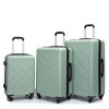 KWPZQEB 8 Piece Luggage Set Carry on Suitcase with ABS+PC hardshell, Spinner Wheels & TSA Lock - (20/24/28/Handbag) - 2 of 4