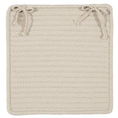 Colonial Mills Simply Home Solid - Linen Chair Pad Set (4)