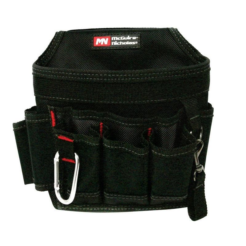 McGuire-Nicholas 8 in. W X 8 in. H Polyester Tool Pouch 7 pocket Black 1 pc, 1 of 2