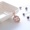 Flower Window Pattern Pendant Necklace for Women Cz Ginger Lyne Collection - 2 of 4