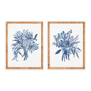 Plum & Post Banksia Bouquet Prints, Set Of 2 - 1 of 4