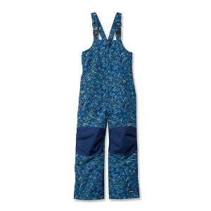 Lands' End Kids Squall Waterproof Iron Knee Bib Snow Pants - 1 of 2