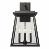 Z-Lite Broughton 4 - Light Wall Light in  Black - 4 of 4