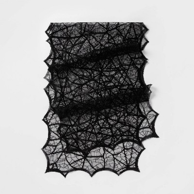 14"x48" Lace Halloween Table Runner - Hyde & EEK! Boutique™