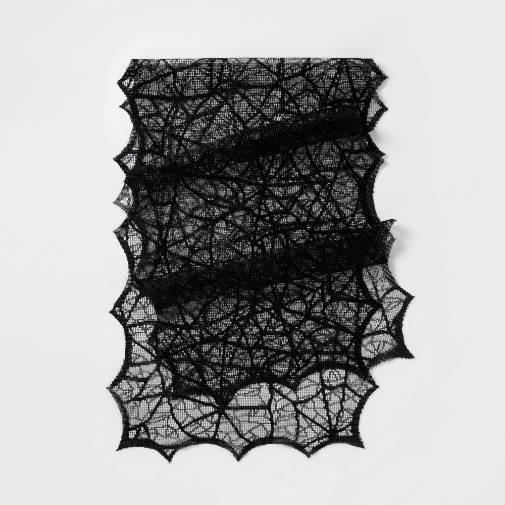 14"x48" Lace Halloween Table Runner - Hyde and EEK! Boutique™