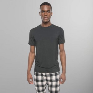 Members Only Men's Short Sleeve Rayon Sleep Shirt - 1 of 4