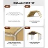 Carport Replacement Canopy Cover – Heavy-Duty Waterproof, UV & Wind-Resistant PE Fabric - 4 of 4
