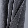 RT Designer Collection Florence Jacquard Luxurious Decorative Grommet 2 Pack Curtain Panel 36" x 84" Grey - 4 of 4