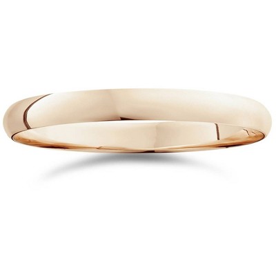 Pompeii3 3mm Plain Band 14K Rose Gold