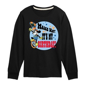 Boys' - Disney - Mickey Long Sleeve Graphic T-Shirt - 1 of 4