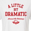 Women's - Mean Girls - Little Bit Dramatic Around Holidays Cropped Graphic T-Shirt - 2 of 4