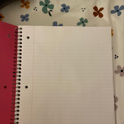 College Ruled 1 Subject Flexible Plastic Cover Spiral Notebook - Up ...