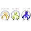 SPI Home Art Glass Octopus Mini Paperweights Set of 6 – Colorful Handcrafted Glass, 3.5" Size, Coastal-Inspired Decor Accent - 3 of 3