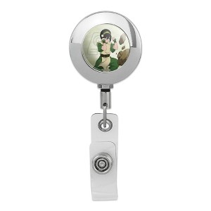 Avatar The Last Airbender Toph Metal Chrome Badge ID Card Holder Clip - 1 of 3