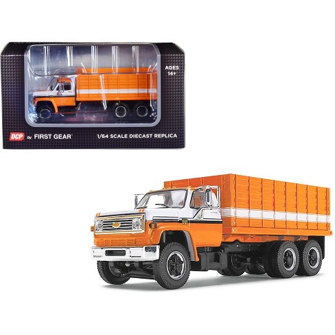 1970 Chevrolet C65 Grain Truck Orange And White 1/64 Diecast Model By ...