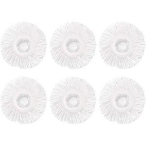 Renew Your Spin Mop: Microfiber Replacement Heads - Universal Fit for Hurrica, Mopnad, Cassabel 360° Systems - 1 of 4