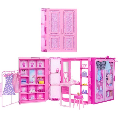 Barbie Dream Closet Toy Playset With Clothes Accessories Set Target