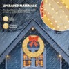 Karl Home 48 inch Pre-lit Gold Christmas Wreath Decoration - 4 of 4